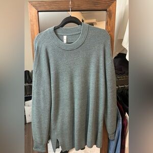 Lululemon Merino Wool-Blend Ribbed Crewneck Sweater